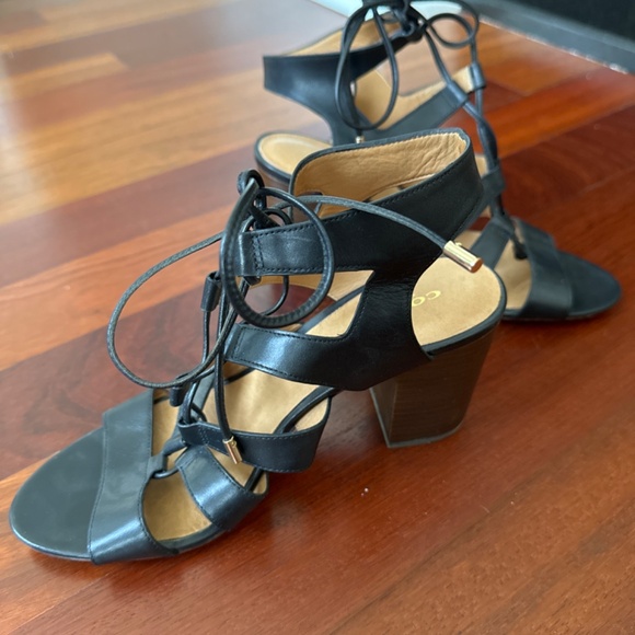 Coach Larissa Lace Up Heels - Picture 2 of 5